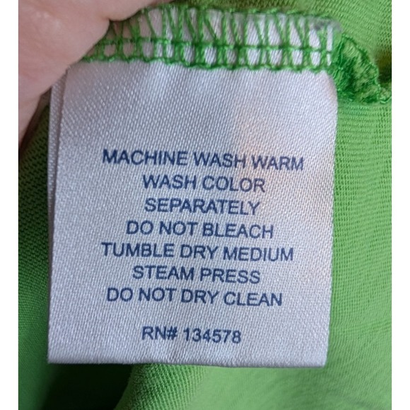 VTG Vineyard Vines Mens Long Sleeve Green Blue Whale Graphic Cotton Tee Prep Y2K - Picture 7 of 11